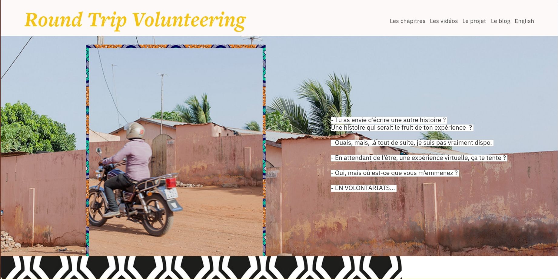 Découvrez le web-documentaire : Round Trip Volunteering
