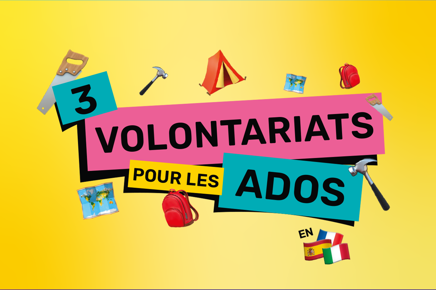 3 volontariats ados à ne pas rater (places limitées)